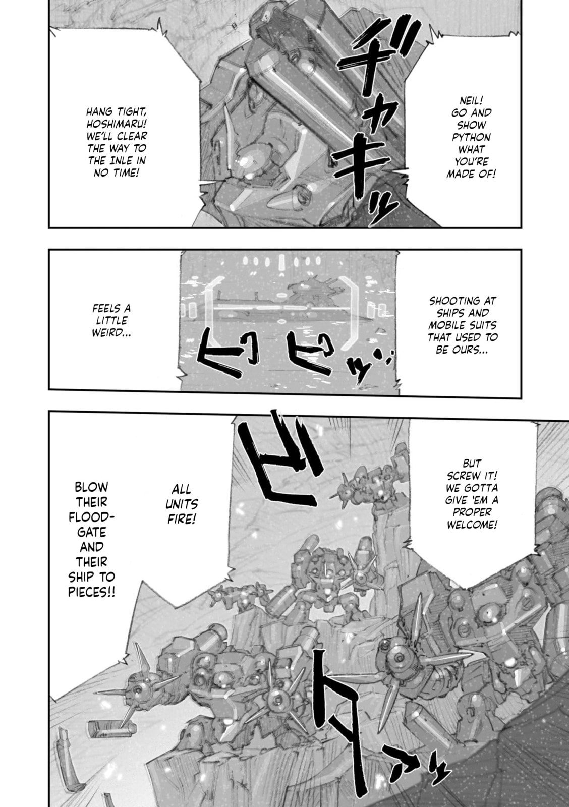 A.O.Z Re-Boot Gundam Inle - Kuro Usagi no Mita Yume Chapter 8 page 92 - 