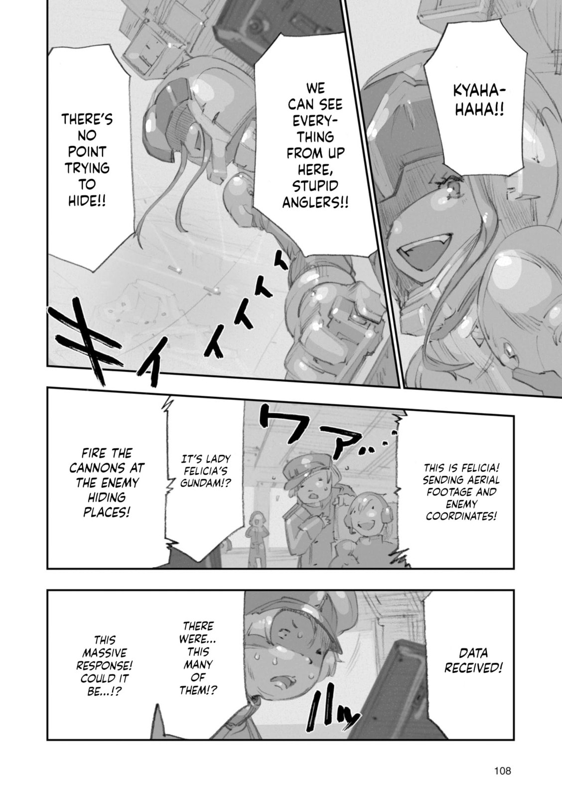 A.O.Z Re-Boot Gundam Inle - Kuro Usagi no Mita Yume Chapter 8 page 97 - 