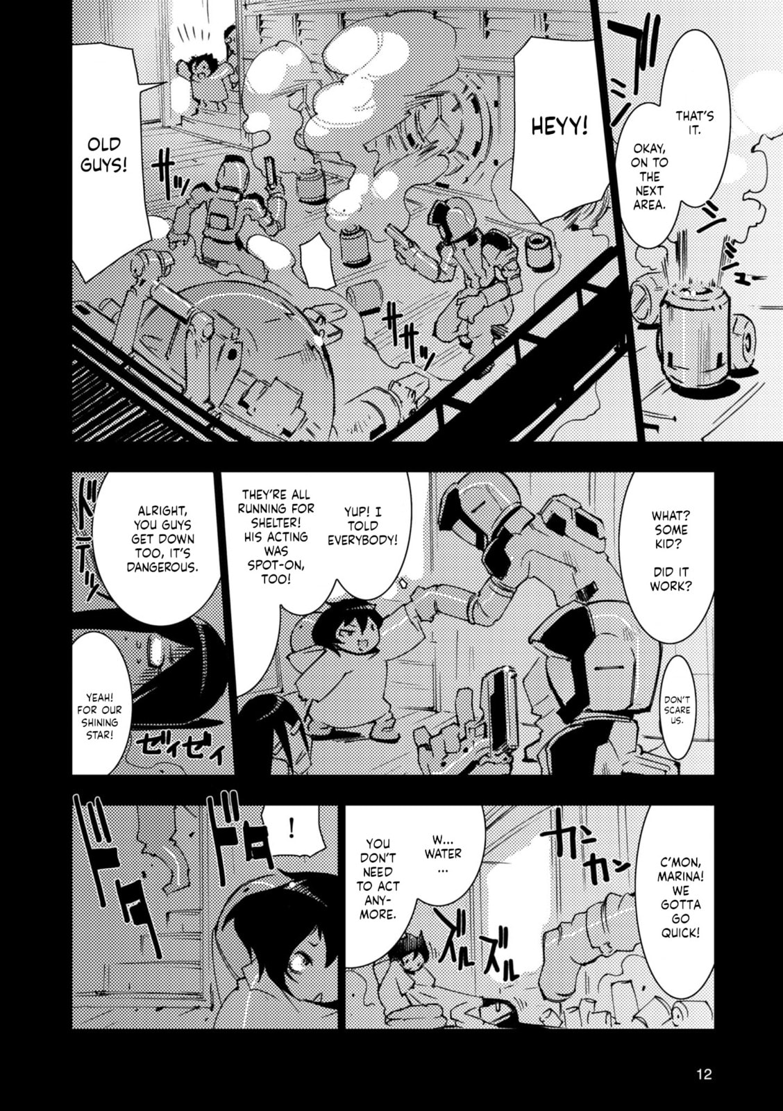 A.O.Z Re-Boot Gundam Inle - Kuro Usagi no Mita Yume Chapter 9 page 14 - 