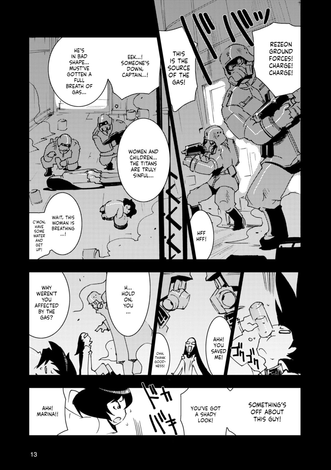 A.O.Z Re-Boot Gundam Inle - Kuro Usagi no Mita Yume Chapter 9 page 15 - 