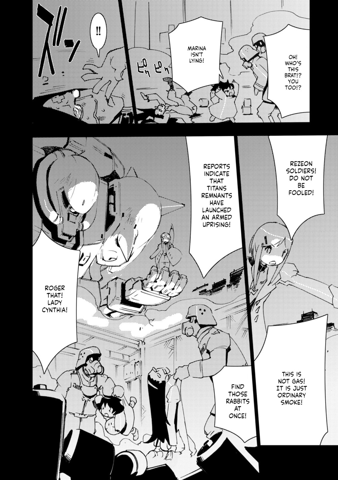 A.O.Z Re-Boot Gundam Inle - Kuro Usagi no Mita Yume Chapter 9 page 16 - 