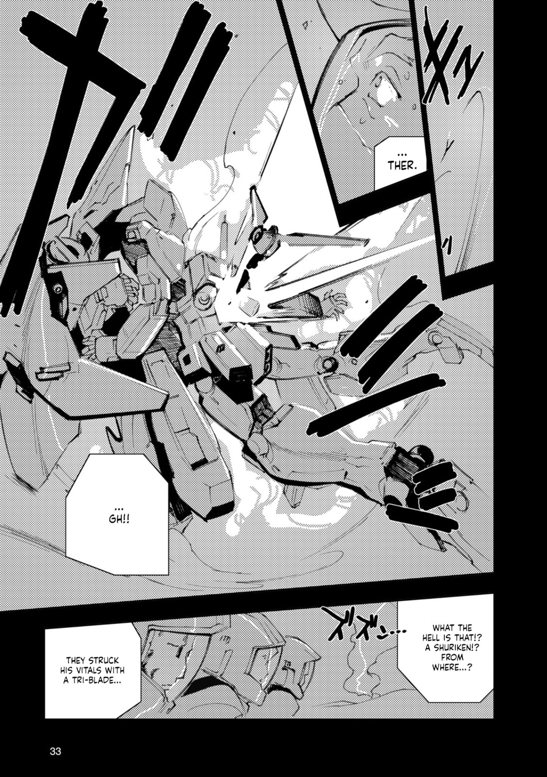 A.O.Z Re-Boot Gundam Inle - Kuro Usagi no Mita Yume Chapter 9 page 34 - 