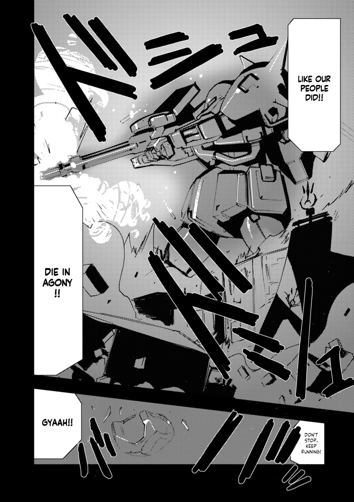 A.O.Z Re-Boot Gundam Inle - Kuro Usagi no Mita Yume Chapter 9 page 40 - 