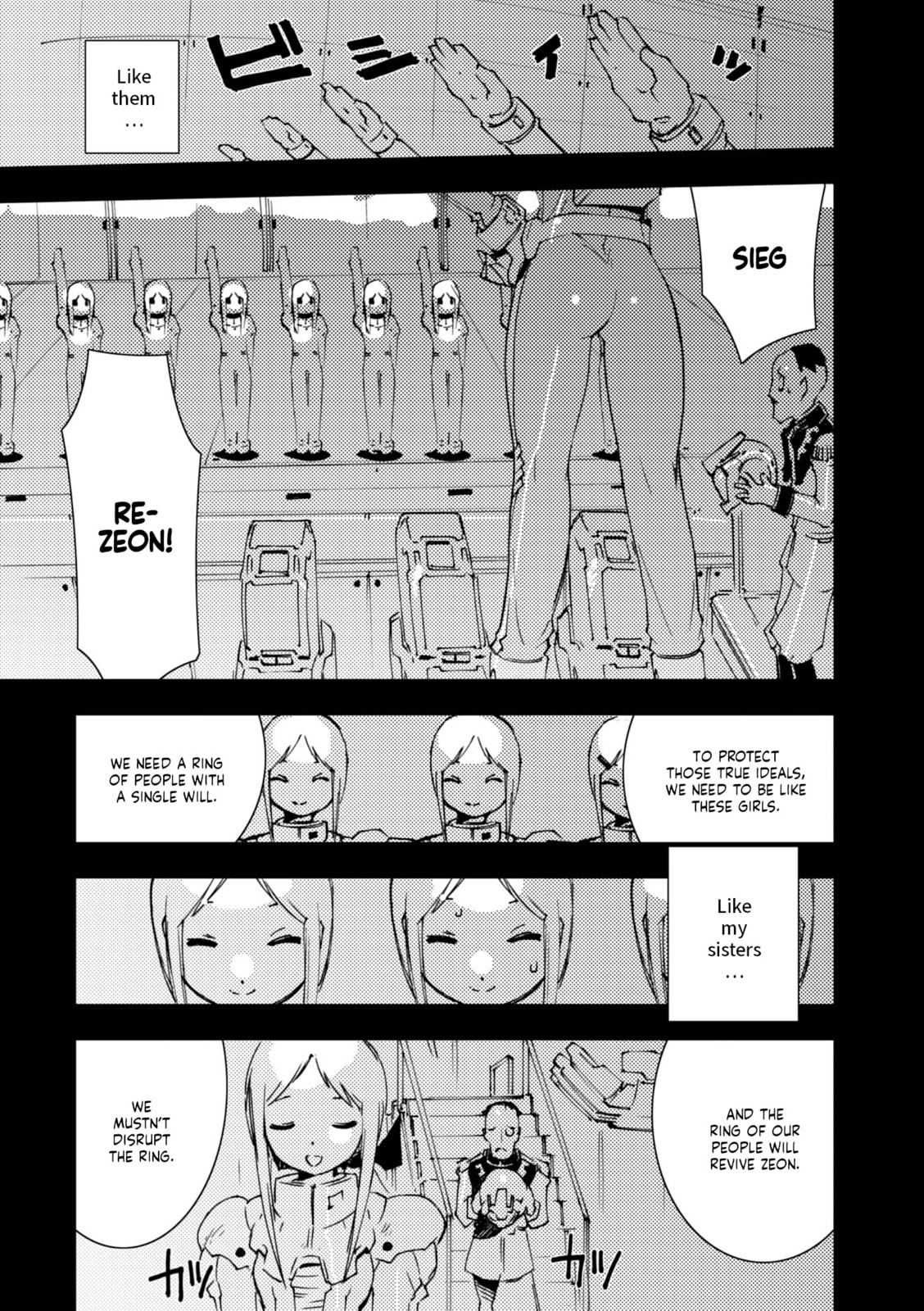 A.O.Z Re-Boot Gundam Inle - Kuro Usagi no Mita Yume Chapter 9 page 45 - 