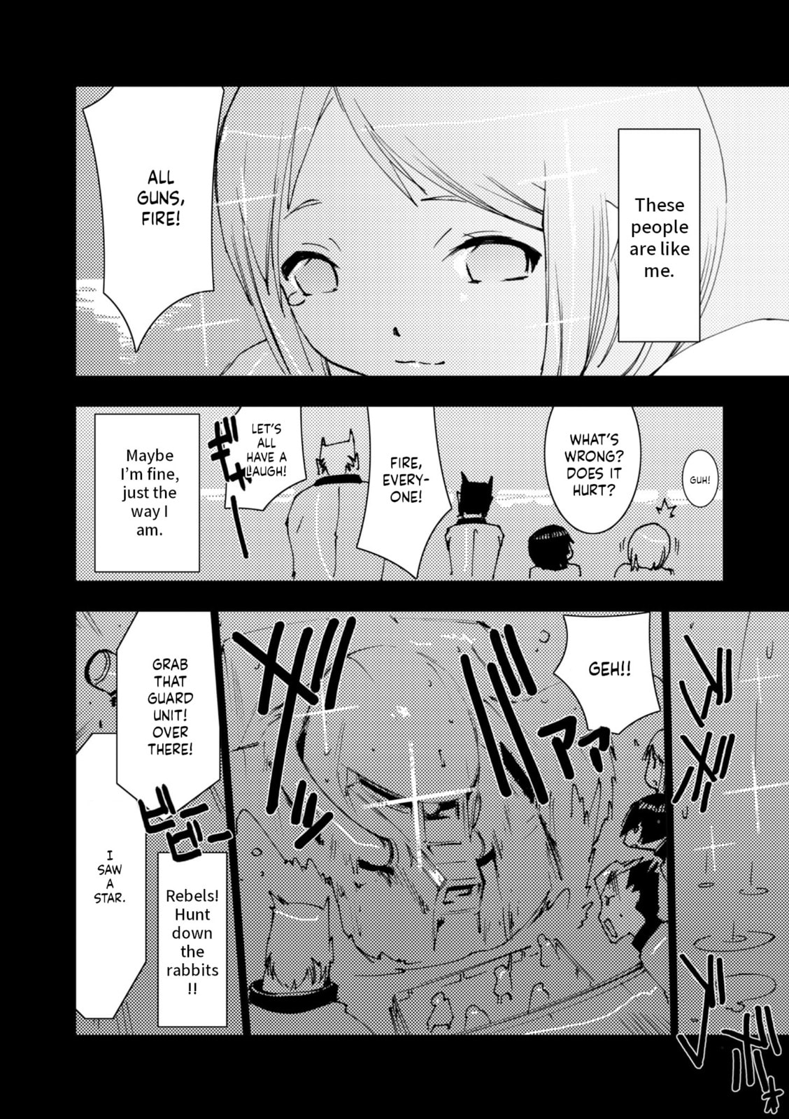 A.O.Z Re-Boot Gundam Inle - Kuro Usagi no Mita Yume Chapter 9 page 52 - 