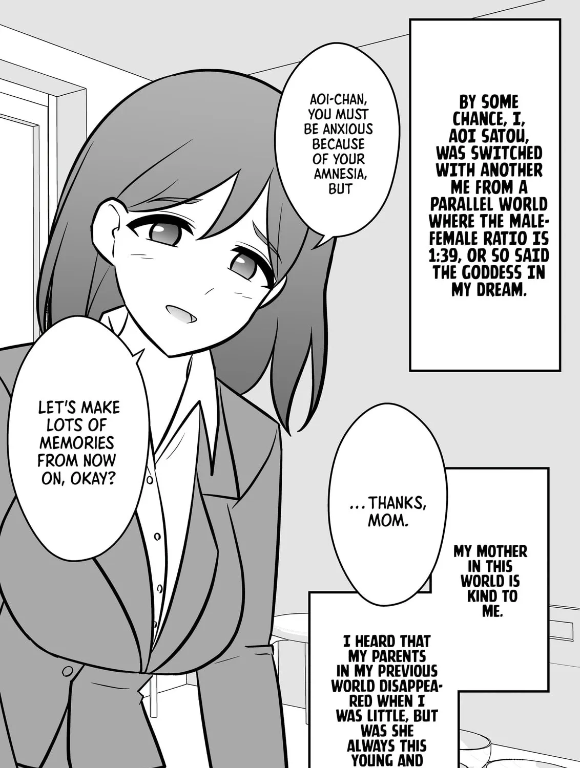 A Parallel World With a 1:39 Male to Female Ratio is Unexpectedly Normal Chapter 1 page 2 - 