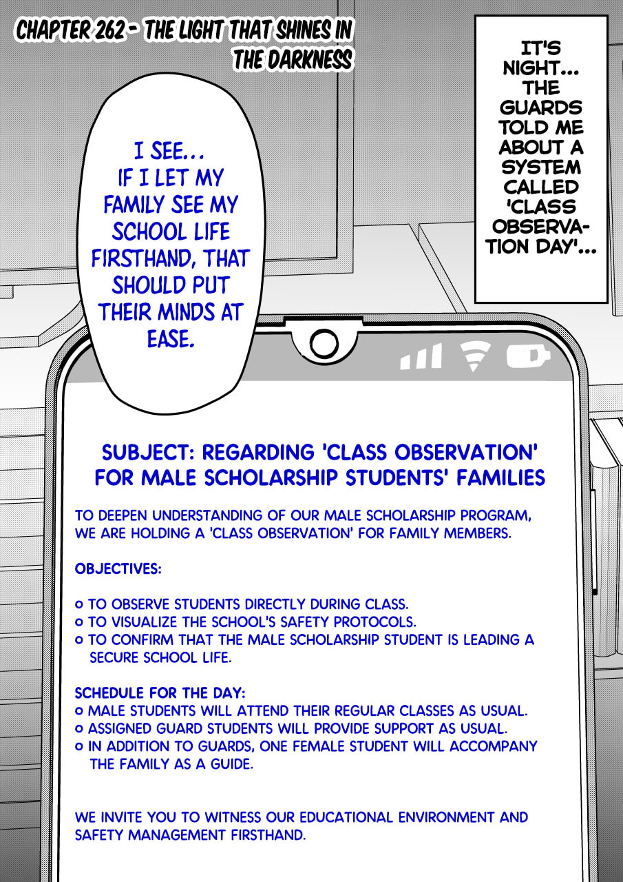 A Parallel World With a 1:39 Male to Female Ratio is Unexpectedly Normal Chapter 262 page 1 - 