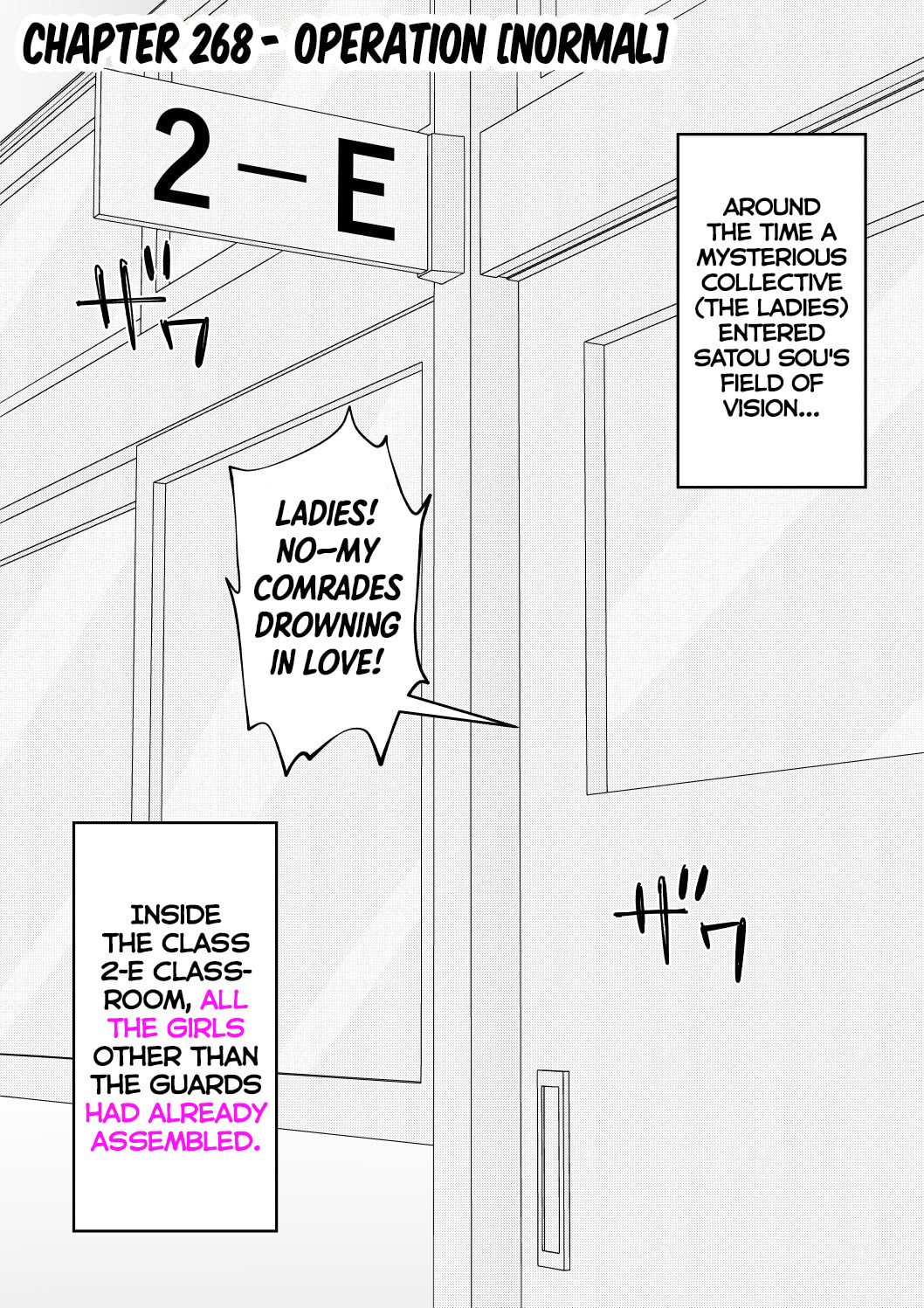 A Parallel World With a 1:39 Male to Female Ratio is Unexpectedly Normal Chapter 268 page 1 - 