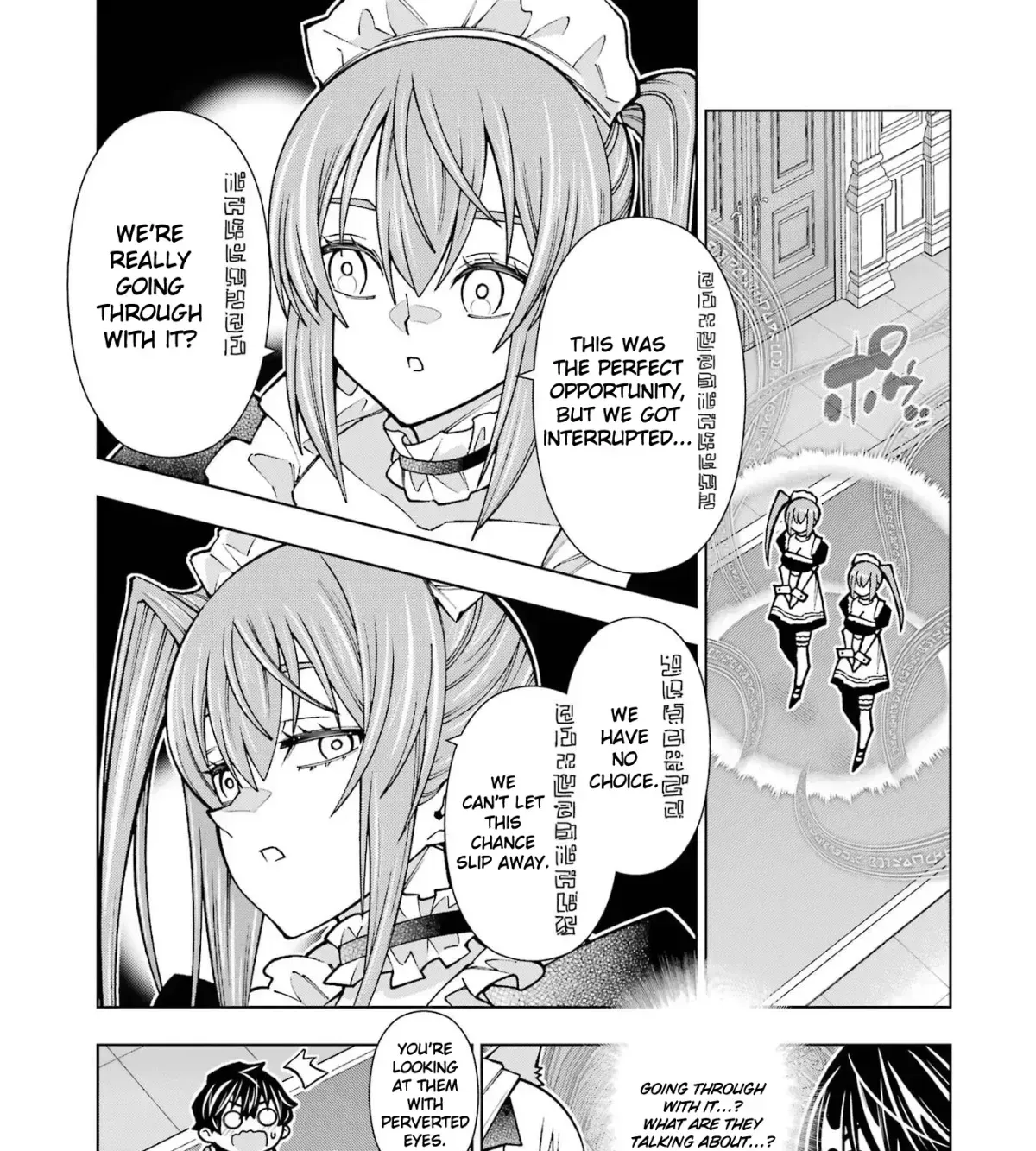 A perpetually F-rank, bottom-tier adventurer with the skill of "interpreter" teams up with the strongest, most beautiful girls of different races, blossoms his talent, and becomes unstoppable. Chapter 1.1 page 27 - 