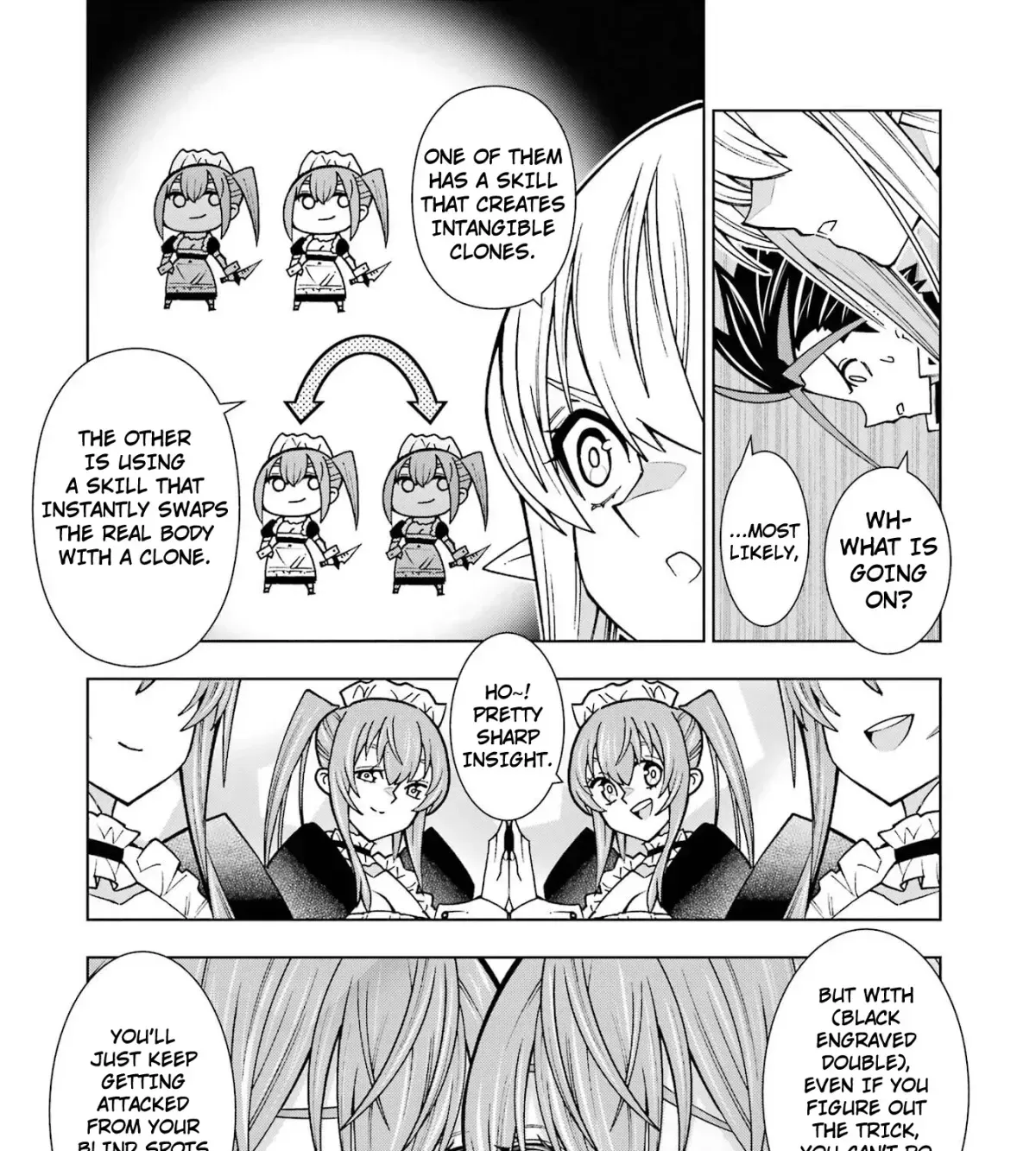 A perpetually F-rank, bottom-tier adventurer with the skill of "interpreter" teams up with the strongest, most beautiful girls of different races, blossoms his talent, and becomes unstoppable. Chapter 1.1 page 63 - 