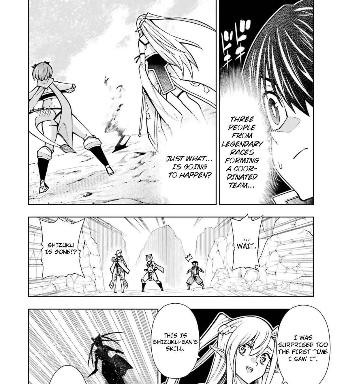 A perpetually F-rank, bottom-tier adventurer with the skill of "interpreter" teams up with the strongest, most beautiful girls of different races, blossoms his talent, and becomes unstoppable. Chapter 1.2 page 17 - 