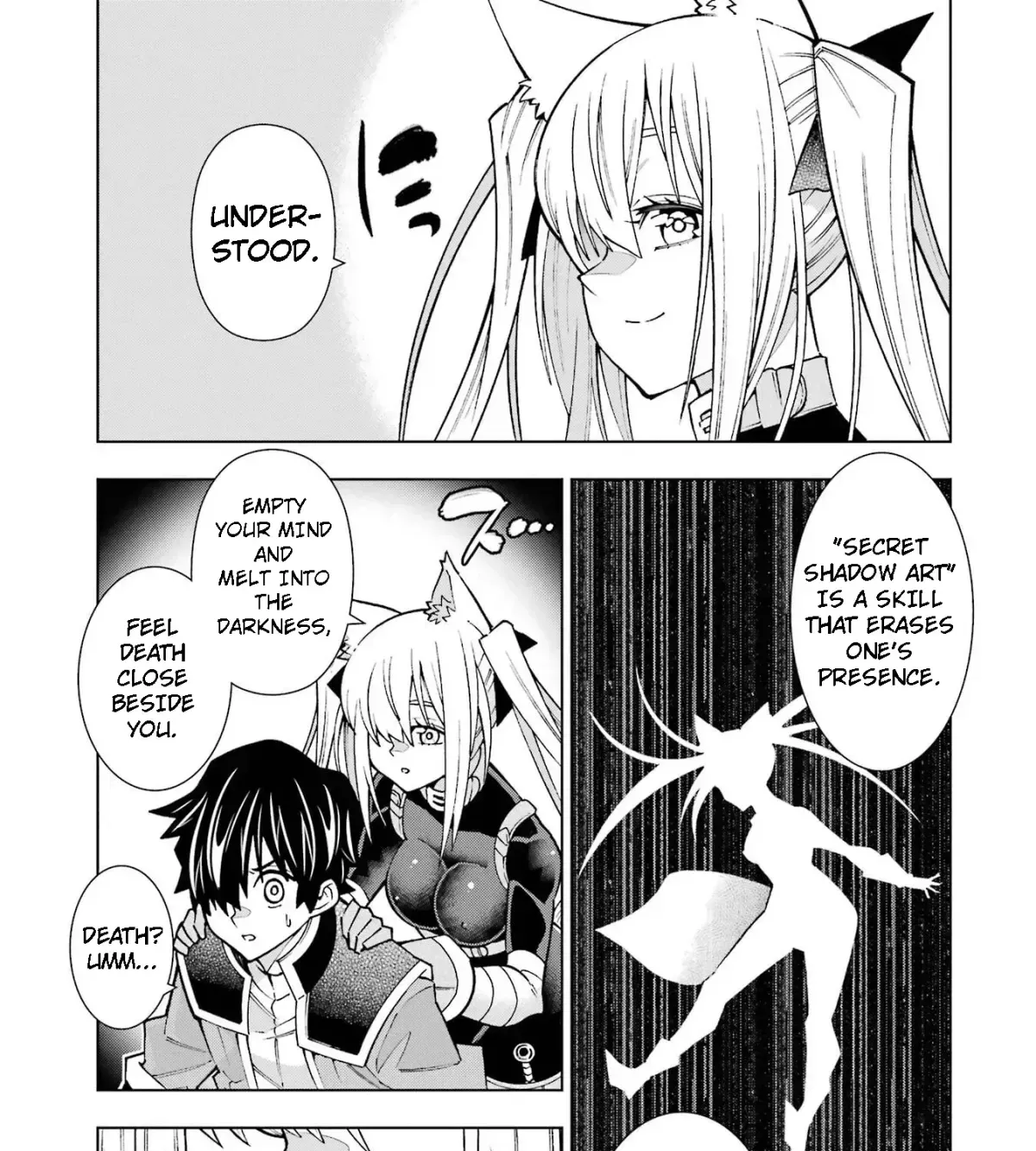 A perpetually F-rank, bottom-tier adventurer with the skill of "interpreter" teams up with the strongest, most beautiful girls of different races, blossoms his talent, and becomes unstoppable. Chapter 1.2 page 51 - 