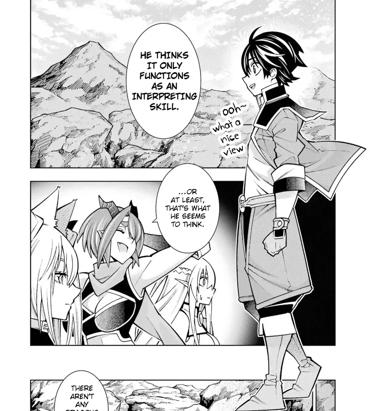 A perpetually F-rank, bottom-tier adventurer with the skill of "interpreter" teams up with the strongest, most beautiful girls of different races, blossoms his talent, and becomes unstoppable. Chapter 1.2 page 9 - 