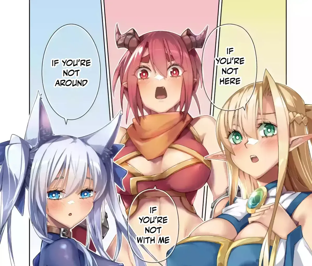 A perpetually F-rank, bottom-tier adventurer with the skill of "interpreter" teams up with the strongest, most beautiful girls of different races, blossoms his talent, and becomes unstoppable. Chapter 1.3 page 1 - 