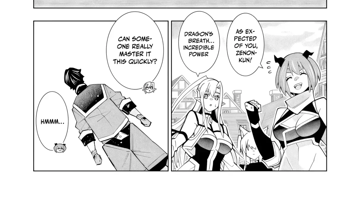 A perpetually F-rank, bottom-tier adventurer with the skill of "interpreter" teams up with the strongest, most beautiful girls of different races, blossoms his talent, and becomes unstoppable. Chapter 1.3 page 104 - 