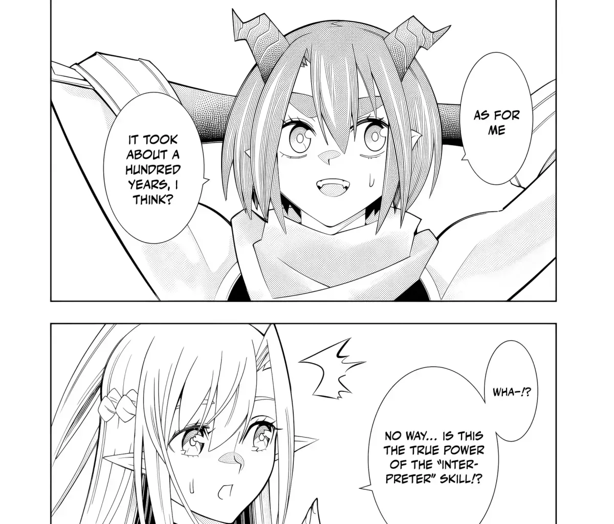 A perpetually F-rank, bottom-tier adventurer with the skill of "interpreter" teams up with the strongest, most beautiful girls of different races, blossoms his talent, and becomes unstoppable. Chapter 1.3 page 105 - 