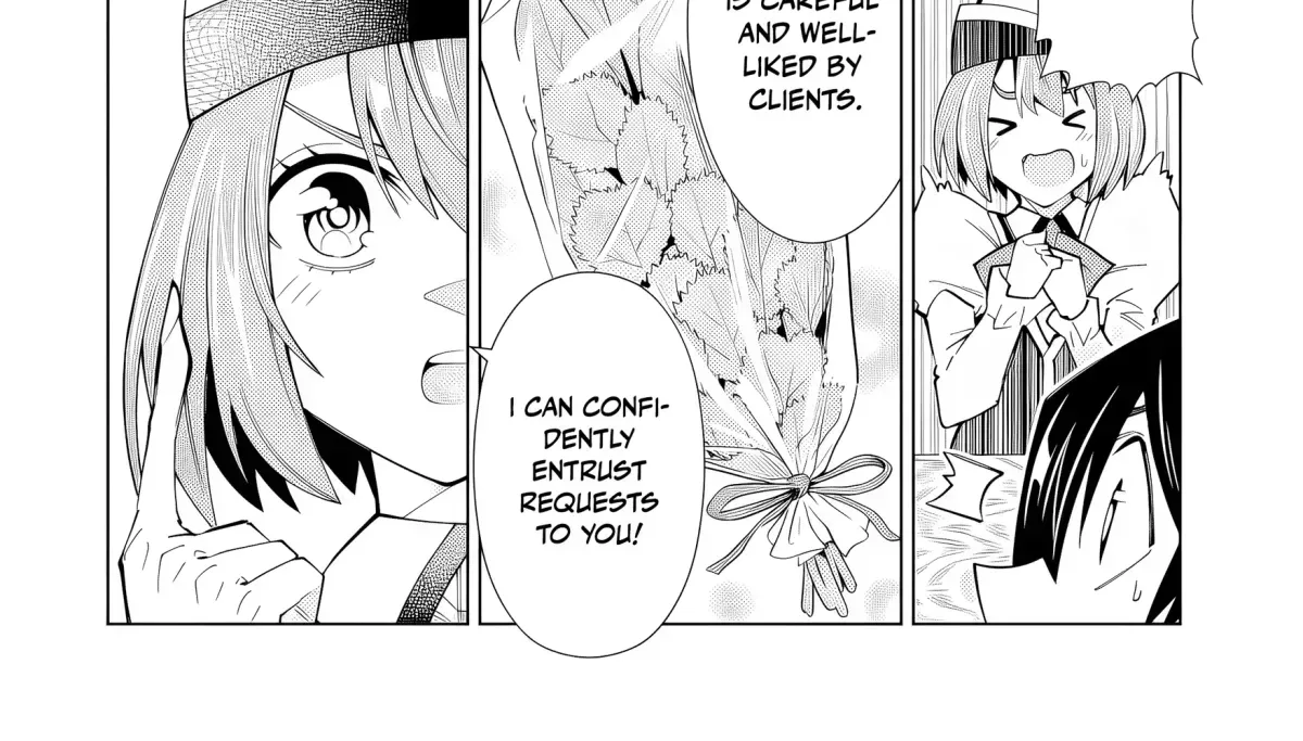 A perpetually F-rank, bottom-tier adventurer with the skill of "interpreter" teams up with the strongest, most beautiful girls of different races, blossoms his talent, and becomes unstoppable. Chapter 1.3 page 14 - 