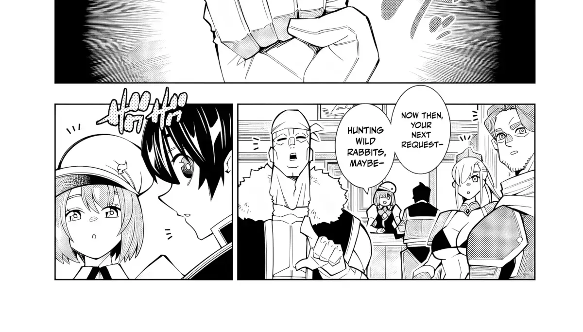 A perpetually F-rank, bottom-tier adventurer with the skill of "interpreter" teams up with the strongest, most beautiful girls of different races, blossoms his talent, and becomes unstoppable. Chapter 1.3 page 16 - 