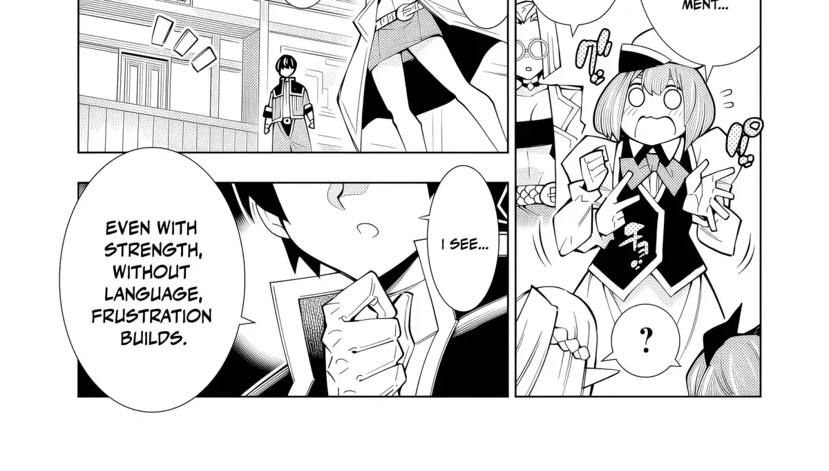 A perpetually F-rank, bottom-tier adventurer with the skill of "interpreter" teams up with the strongest, most beautiful girls of different races, blossoms his talent, and becomes unstoppable. Chapter 1.3 page 24 - 