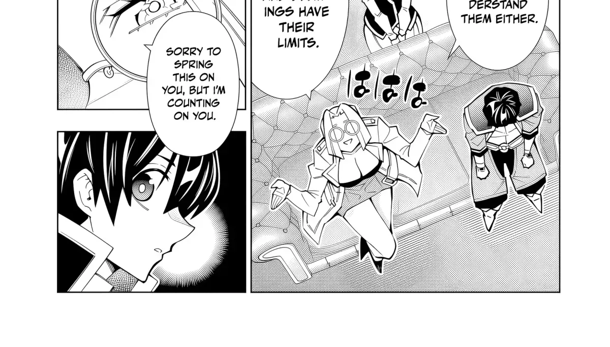 A perpetually F-rank, bottom-tier adventurer with the skill of "interpreter" teams up with the strongest, most beautiful girls of different races, blossoms his talent, and becomes unstoppable. Chapter 1.3 page 32 - 