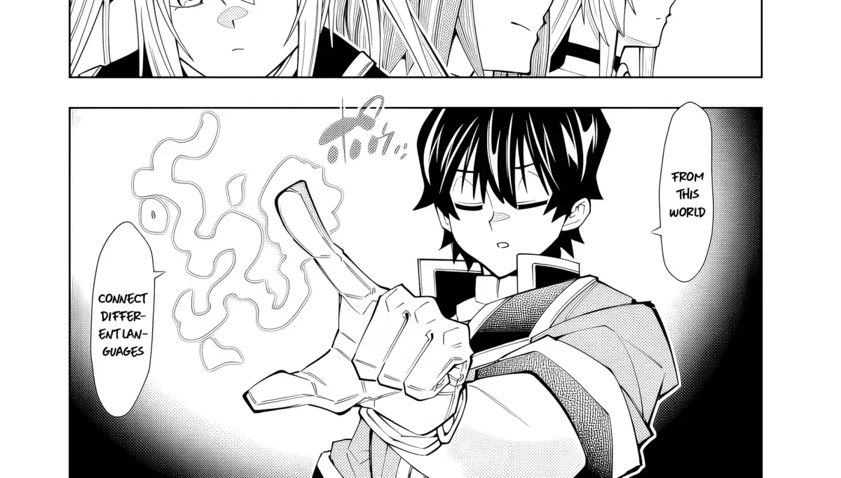 A perpetually F-rank, bottom-tier adventurer with the skill of "interpreter" teams up with the strongest, most beautiful girls of different races, blossoms his talent, and becomes unstoppable. Chapter 1.3 page 34 - 
