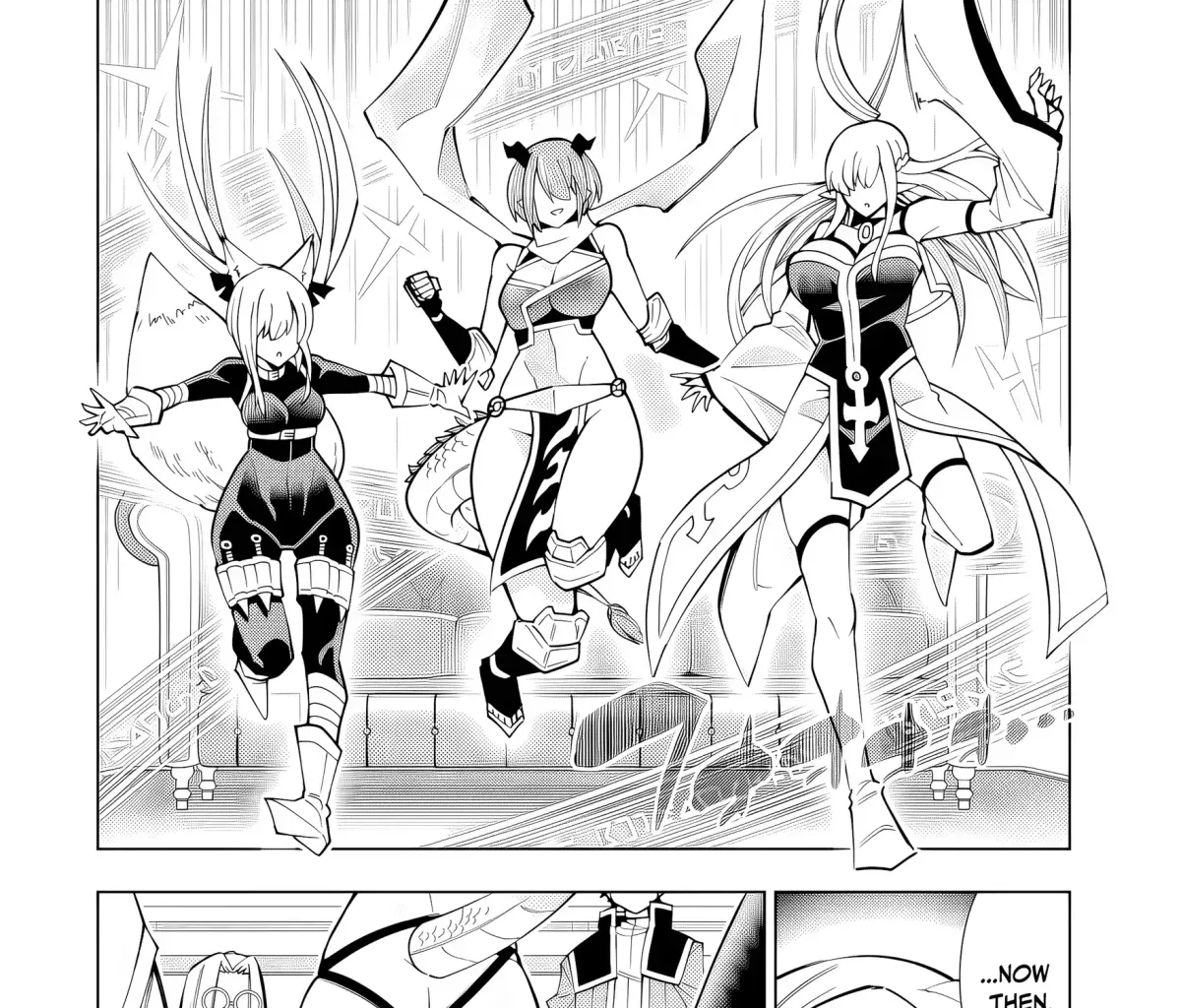 A perpetually F-rank, bottom-tier adventurer with the skill of "interpreter" teams up with the strongest, most beautiful girls of different races, blossoms his talent, and becomes unstoppable. Chapter 1.3 page 39 - 