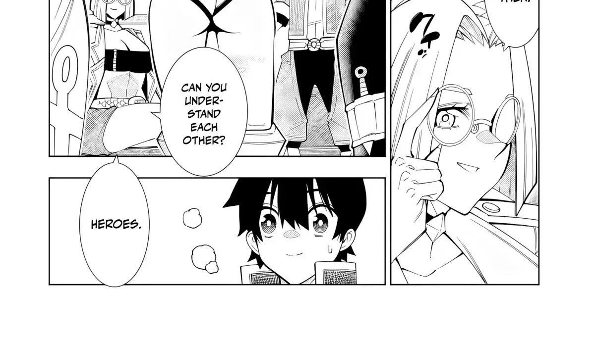 A perpetually F-rank, bottom-tier adventurer with the skill of "interpreter" teams up with the strongest, most beautiful girls of different races, blossoms his talent, and becomes unstoppable. Chapter 1.3 page 40 - 