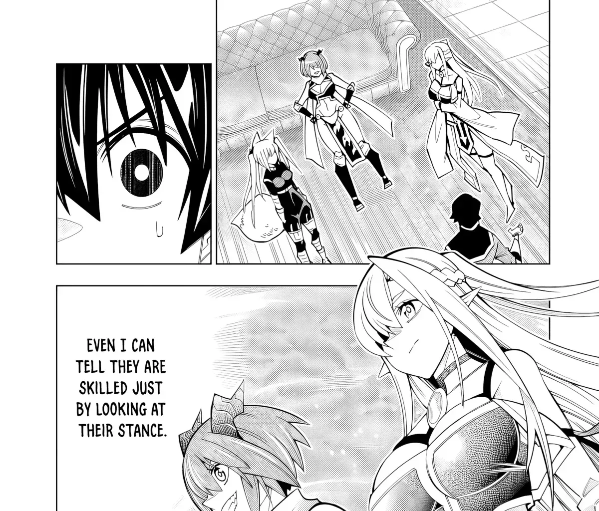 A perpetually F-rank, bottom-tier adventurer with the skill of "interpreter" teams up with the strongest, most beautiful girls of different races, blossoms his talent, and becomes unstoppable. Chapter 1.3 page 53 - 