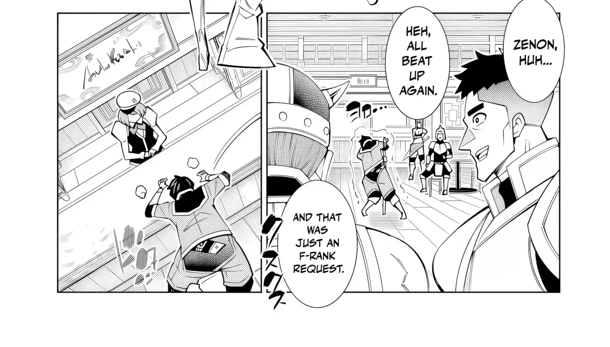 A perpetually F-rank, bottom-tier adventurer with the skill of "interpreter" teams up with the strongest, most beautiful girls of different races, blossoms his talent, and becomes unstoppable. Chapter 1.3 page 8 - 