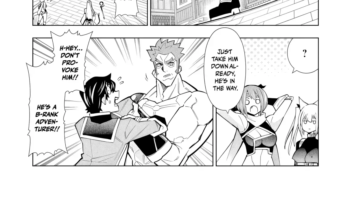 A perpetually F-rank, bottom-tier adventurer with the skill of "interpreter" teams up with the strongest, most beautiful girls of different races, blossoms his talent, and becomes unstoppable. Chapter 1.3 page 78 - 