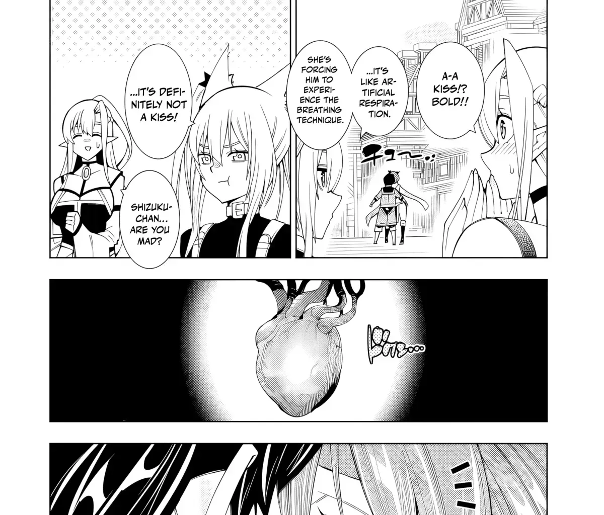 A perpetually F-rank, bottom-tier adventurer with the skill of "interpreter" teams up with the strongest, most beautiful girls of different races, blossoms his talent, and becomes unstoppable. Chapter 1.3 page 87 - 