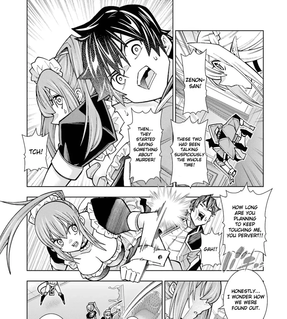 A perpetually F-rank, bottom-tier adventurer with the skill of "interpreter" teams up with the strongest, most beautiful girls of different races, blossoms his talent, and becomes unstoppable. Chapter 1.4 page 43 - 