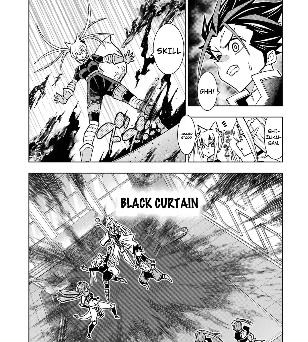 A perpetually F-rank, bottom-tier adventurer with the skill of "interpreter" teams up with the strongest, most beautiful girls of different races, blossoms his talent, and becomes unstoppable. Chapter 1.4 page 65 - 