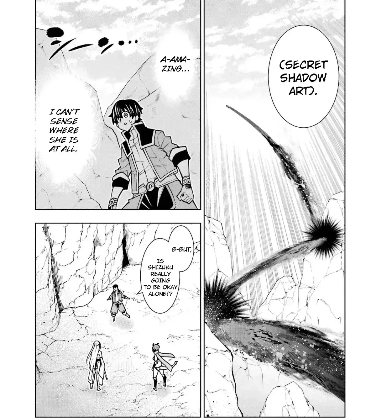 A perpetually F-rank, bottom-tier adventurer with the skill of "interpreter" teams up with the strongest, most beautiful girls of different races, blossoms his talent, and becomes unstoppable. Chapter 1.5 page 19 - 
