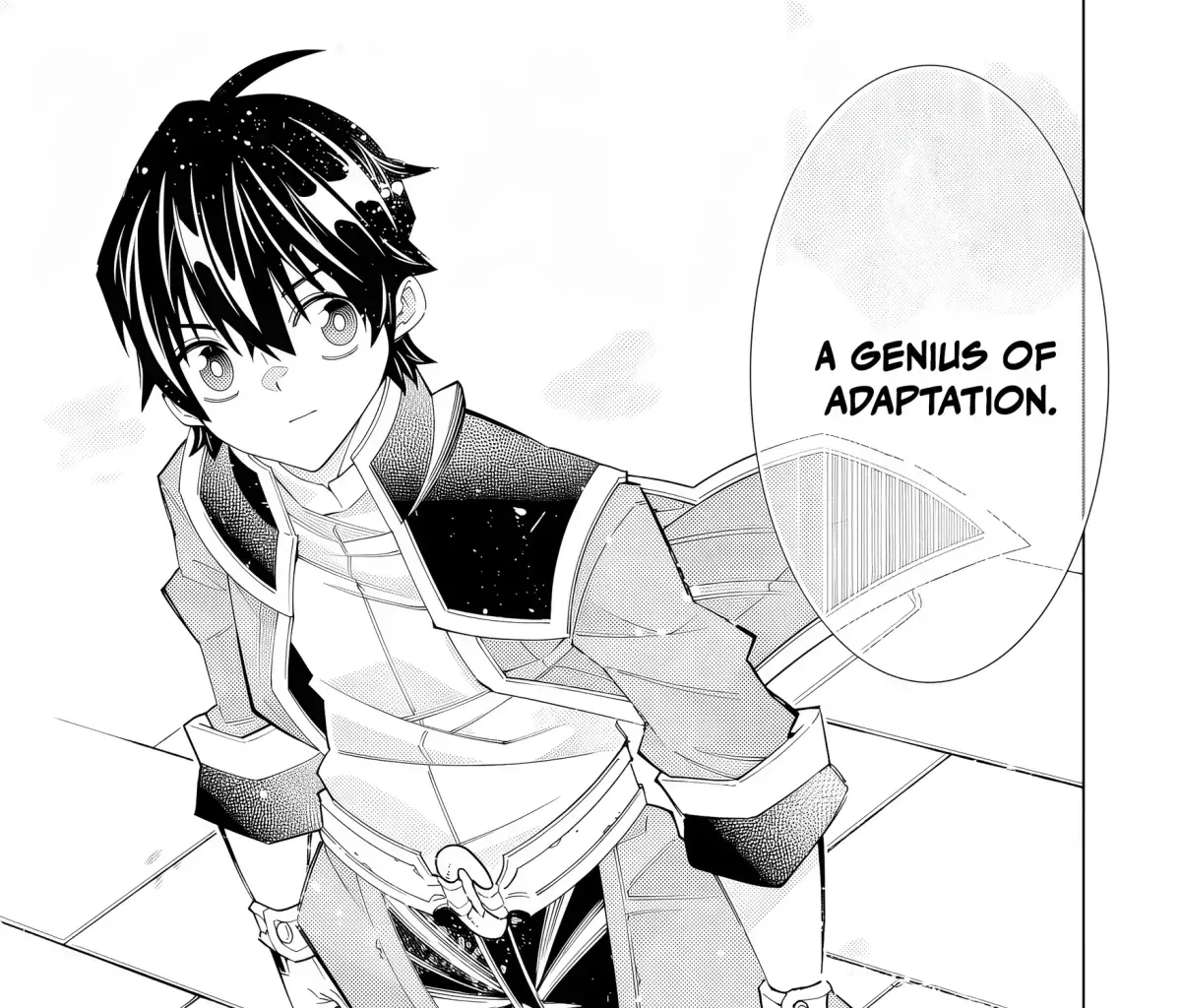 A perpetually F-rank, bottom-tier adventurer with the skill of "interpreter" teams up with the strongest, most beautiful girls of different races, blossoms his talent, and becomes unstoppable. Chapter 1.6 page 107 - 