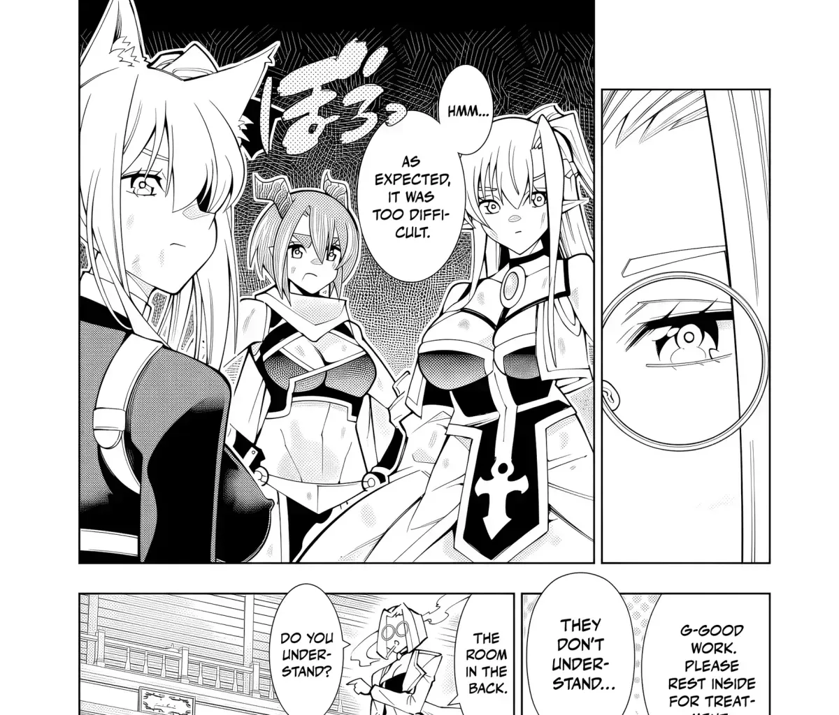 A perpetually F-rank, bottom-tier adventurer with the skill of "interpreter" teams up with the strongest, most beautiful girls of different races, blossoms his talent, and becomes unstoppable. Chapter 1.6 page 23 - 