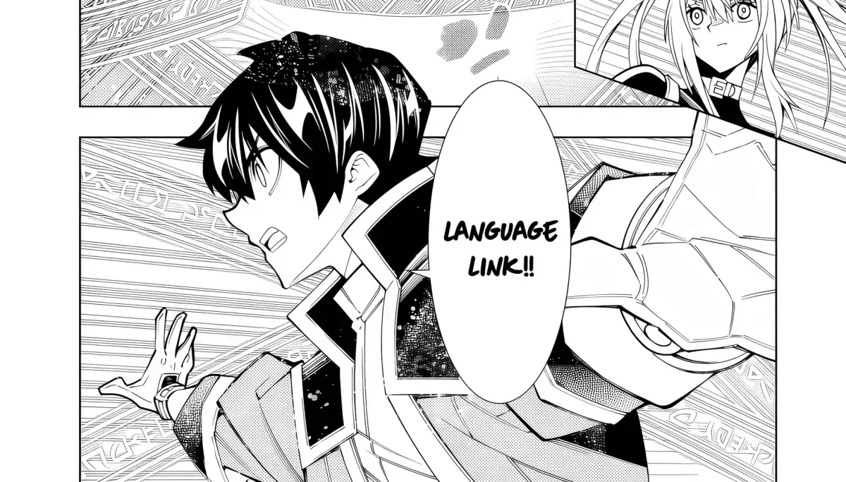 A perpetually F-rank, bottom-tier adventurer with the skill of "interpreter" teams up with the strongest, most beautiful girls of different races, blossoms his talent, and becomes unstoppable. Chapter 1.6 page 36 - 