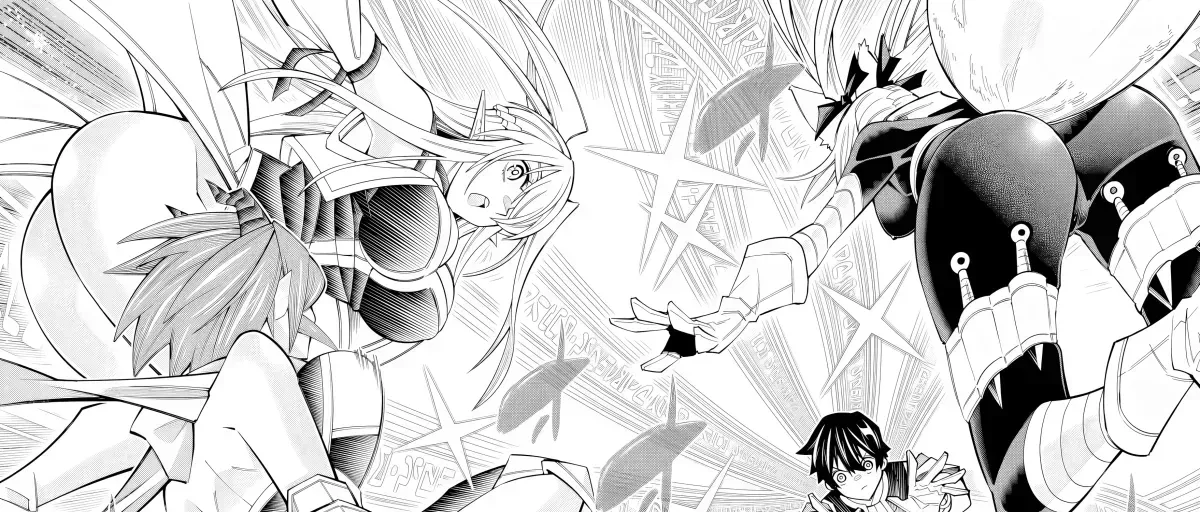 A perpetually F-rank, bottom-tier adventurer with the skill of "interpreter" teams up with the strongest, most beautiful girls of different races, blossoms his talent, and becomes unstoppable. Chapter 1.6 page 37 - 