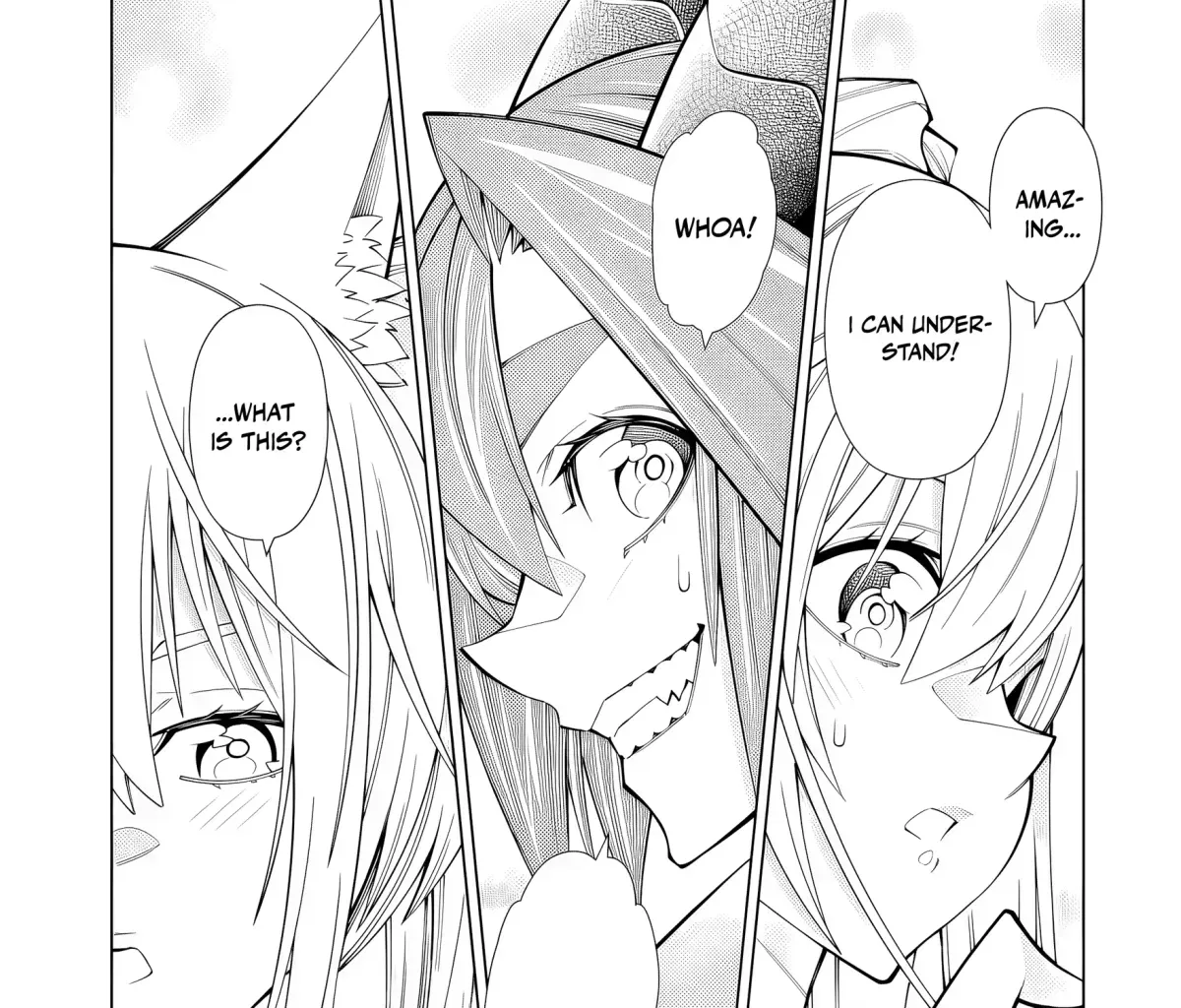A perpetually F-rank, bottom-tier adventurer with the skill of "interpreter" teams up with the strongest, most beautiful girls of different races, blossoms his talent, and becomes unstoppable. Chapter 1.6 page 41 - 