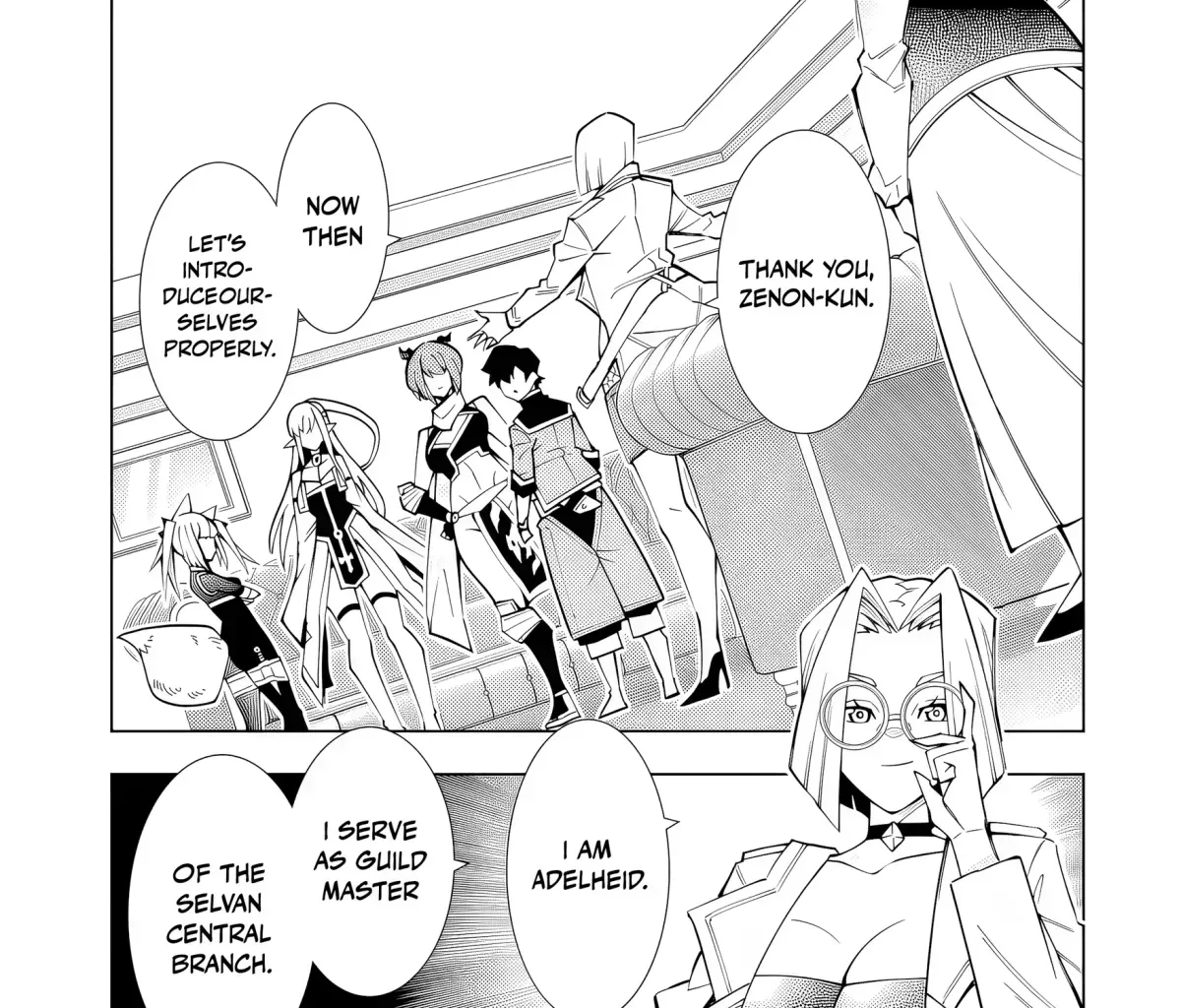 A perpetually F-rank, bottom-tier adventurer with the skill of "interpreter" teams up with the strongest, most beautiful girls of different races, blossoms his talent, and becomes unstoppable. Chapter 1.6 page 45 - 