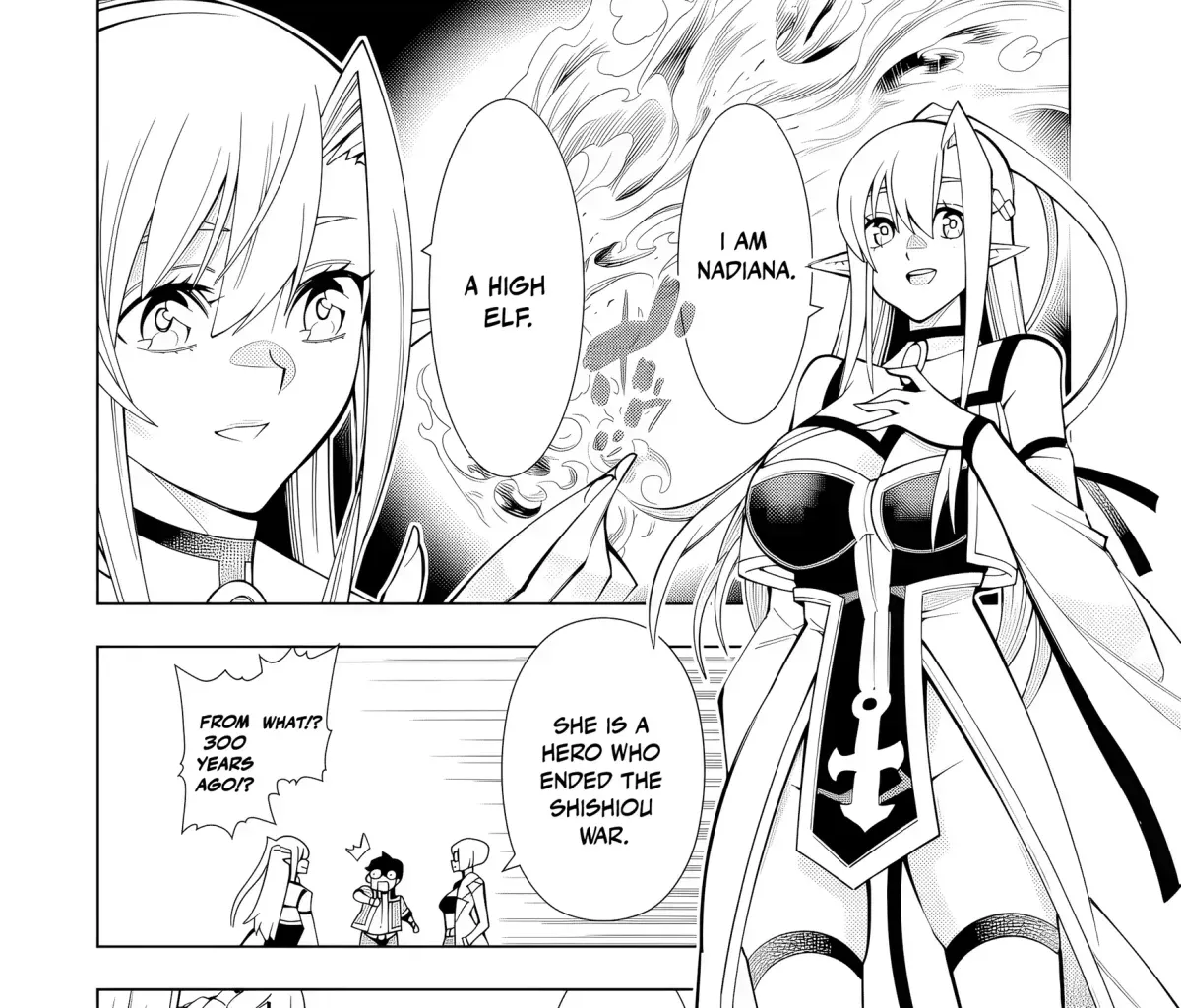 A perpetually F-rank, bottom-tier adventurer with the skill of "interpreter" teams up with the strongest, most beautiful girls of different races, blossoms his talent, and becomes unstoppable. Chapter 1.6 page 47 - 