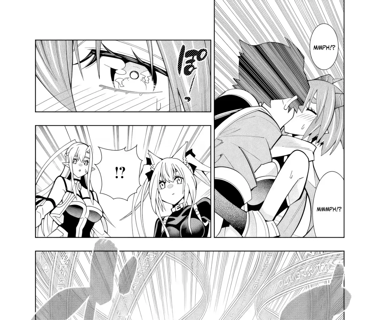 A perpetually F-rank, bottom-tier adventurer with the skill of "interpreter" teams up with the strongest, most beautiful girls of different races, blossoms his talent, and becomes unstoppable. Chapter 1.6 page 89 - 