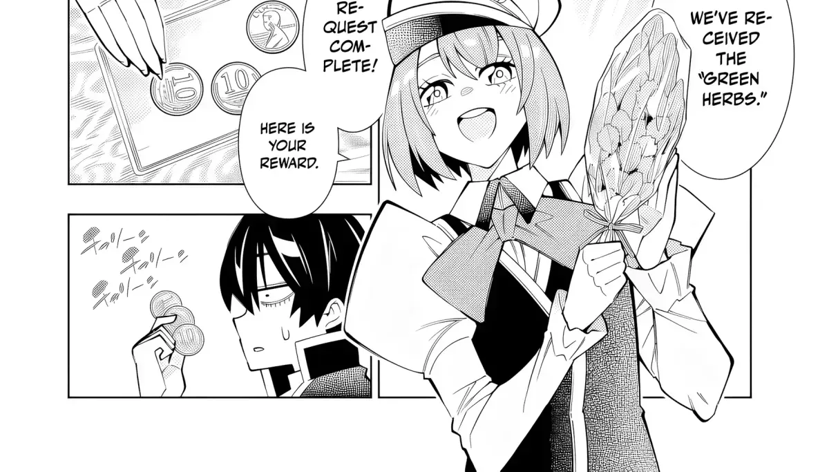 A perpetually F-rank, bottom-tier adventurer with the skill of "interpreter" teams up with the strongest, most beautiful girls of different races, blossoms his talent, and becomes unstoppable. Chapter 1.6 page 10 - 
