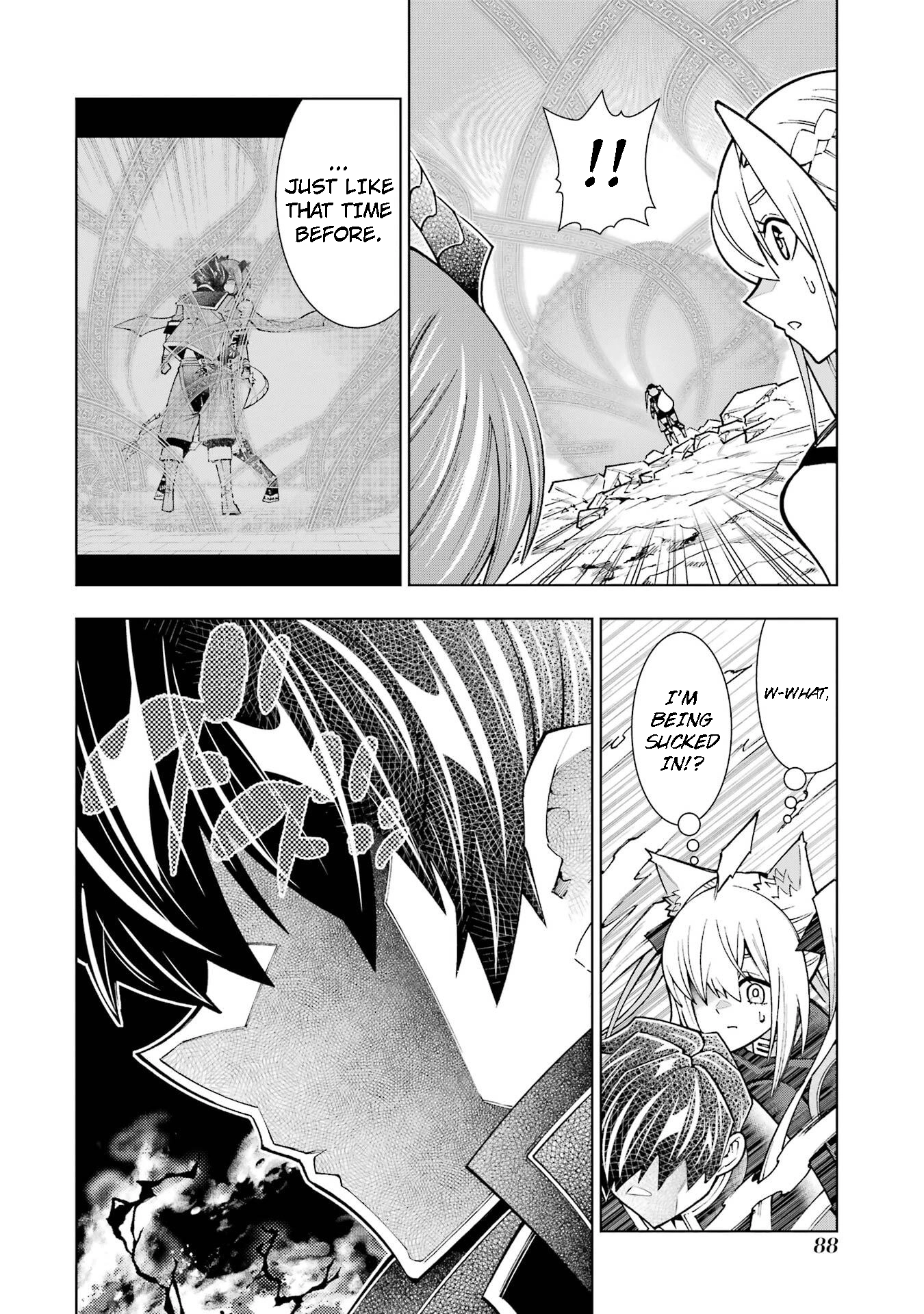 A perpetually F-rank, bottom-tier adventurer with the skill of "interpreter" teams up with the strongest, most beautiful girls of different races, blossoms his talent, and becomes unstoppable. Chapter 2 page 29 - 