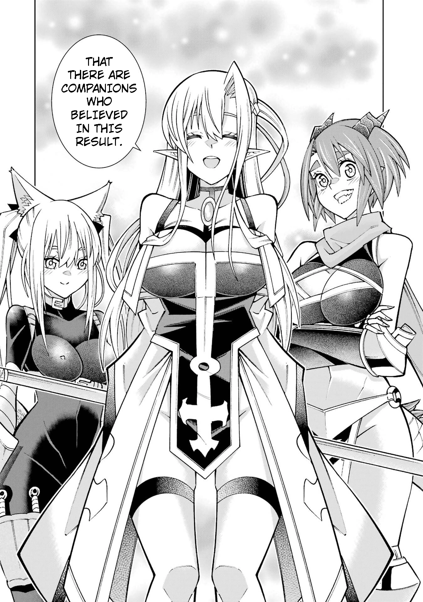 A perpetually F-rank, bottom-tier adventurer with the skill of "interpreter" teams up with the strongest, most beautiful girls of different races, blossoms his talent, and becomes unstoppable. Chapter 2 page 45 - 