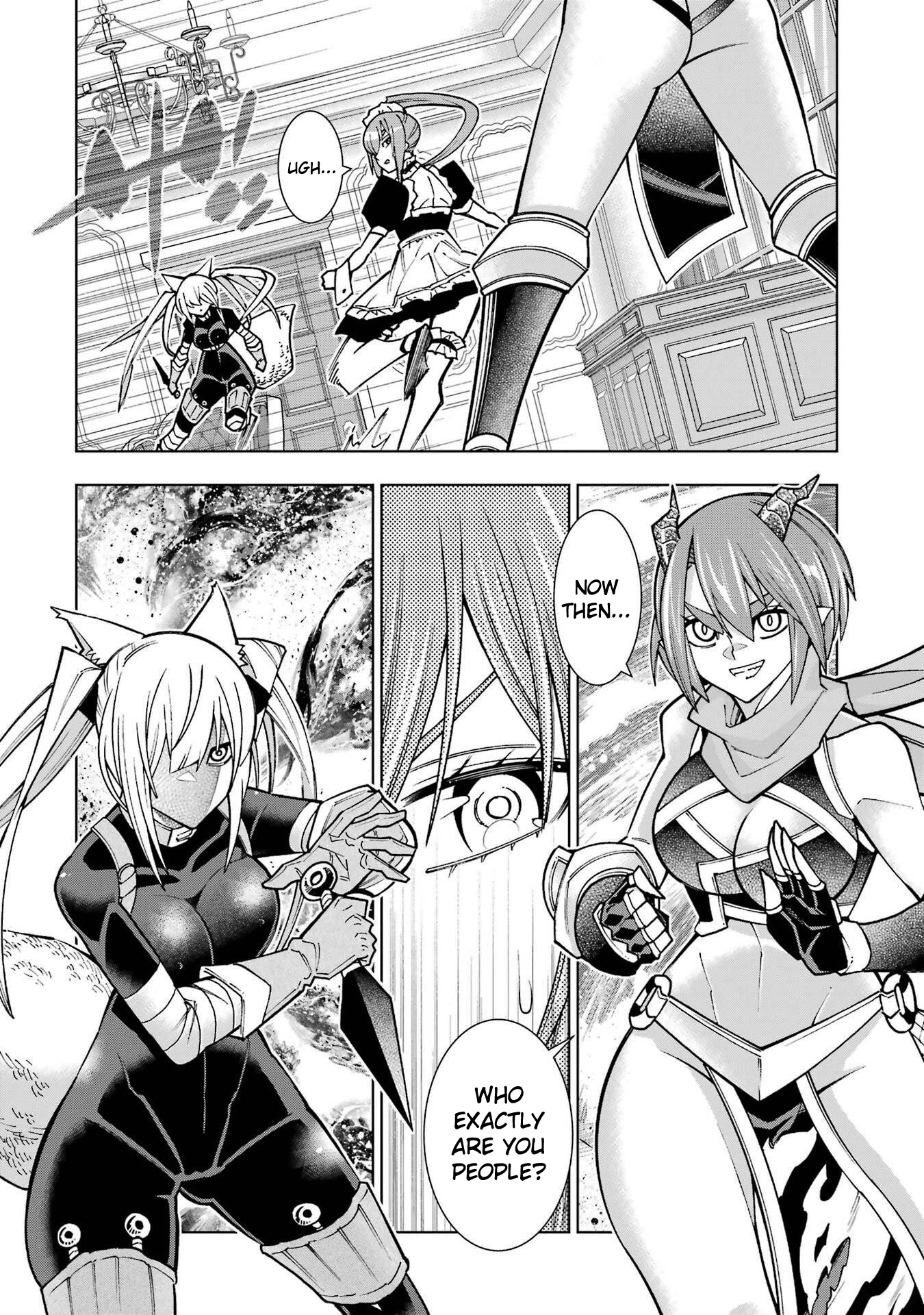 A perpetually F-rank, bottom-tier adventurer with the skill of "interpreter" teams up with the strongest, most beautiful girls of different races, blossoms his talent, and becomes unstoppable. Chapter 3 page 21 - 