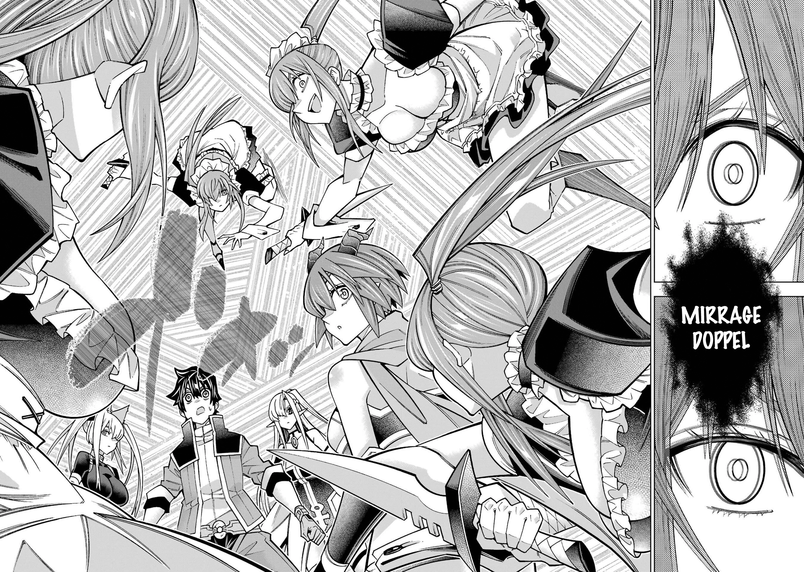 A perpetually F-rank, bottom-tier adventurer with the skill of "interpreter" teams up with the strongest, most beautiful girls of different races, blossoms his talent, and becomes unstoppable. Chapter 3 page 25 - 
