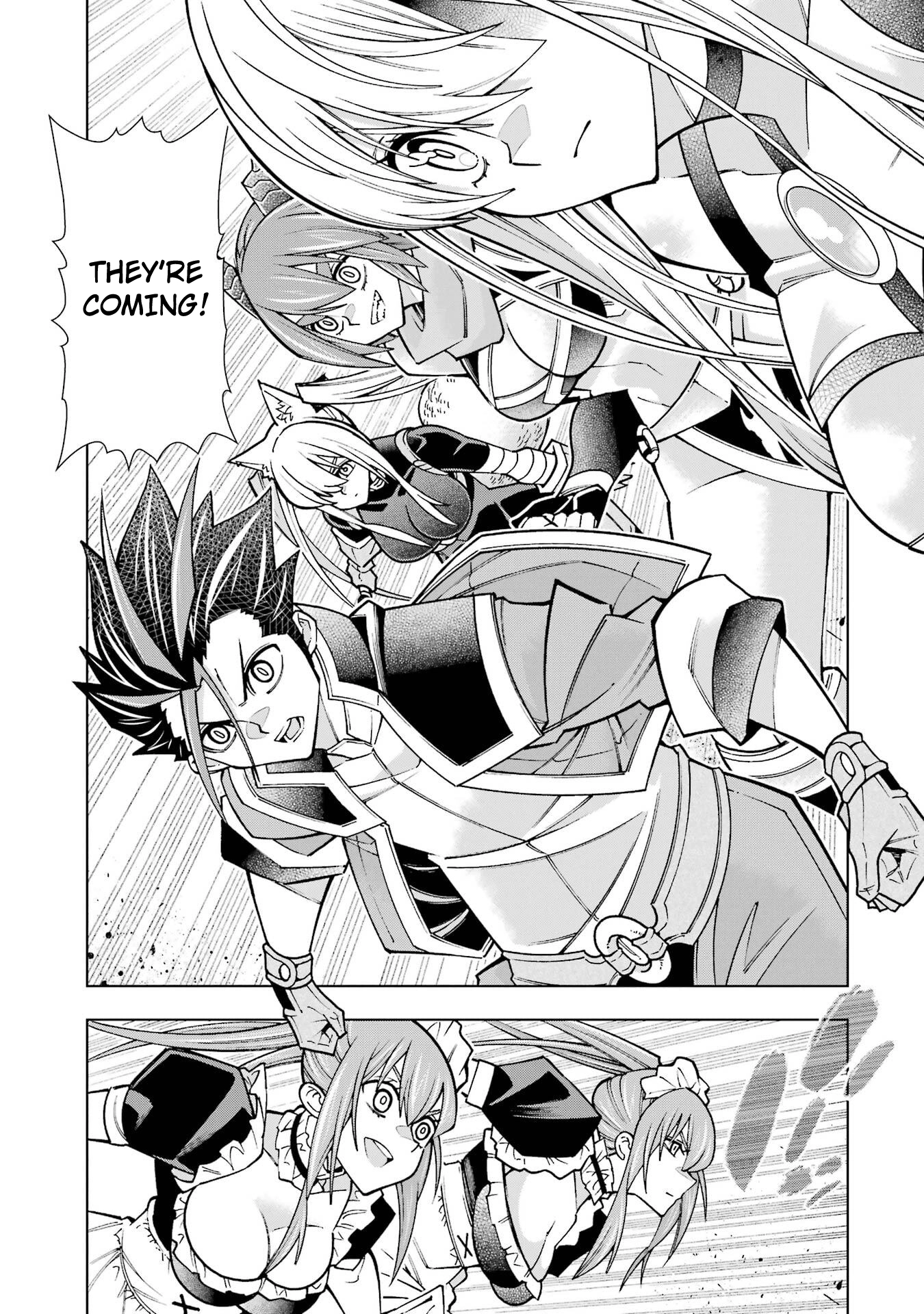 A perpetually F-rank, bottom-tier adventurer with the skill of "interpreter" teams up with the strongest, most beautiful girls of different races, blossoms his talent, and becomes unstoppable. Chapter 3 page 27 - 
