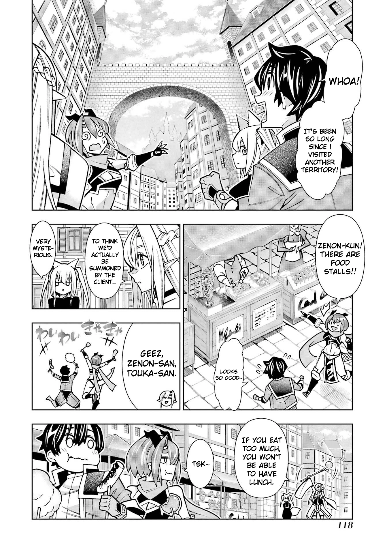 A perpetually F-rank, bottom-tier adventurer with the skill of "interpreter" teams up with the strongest, most beautiful girls of different races, blossoms his talent, and becomes unstoppable. Chapter 3 page 7 - 