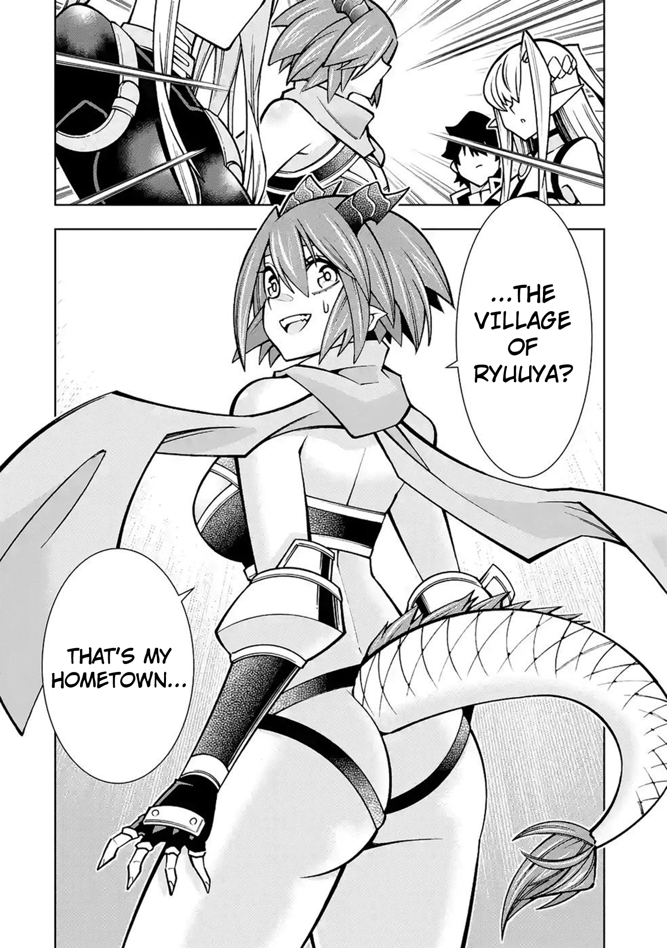A perpetually F-rank, bottom-tier adventurer with the skill of "interpreter" teams up with the strongest, most beautiful girls of different races, blossoms his talent, and becomes unstoppable. Chapter 4 page 30 - 